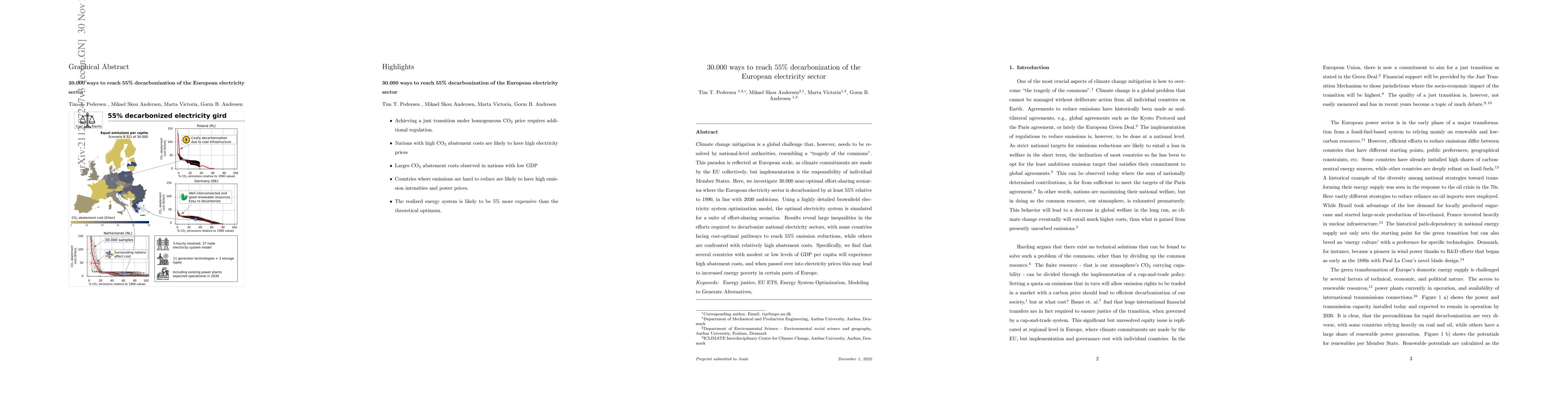 Thumbnail for 30.000 ways to reach 55% decarbonization of the European electricity
  sector