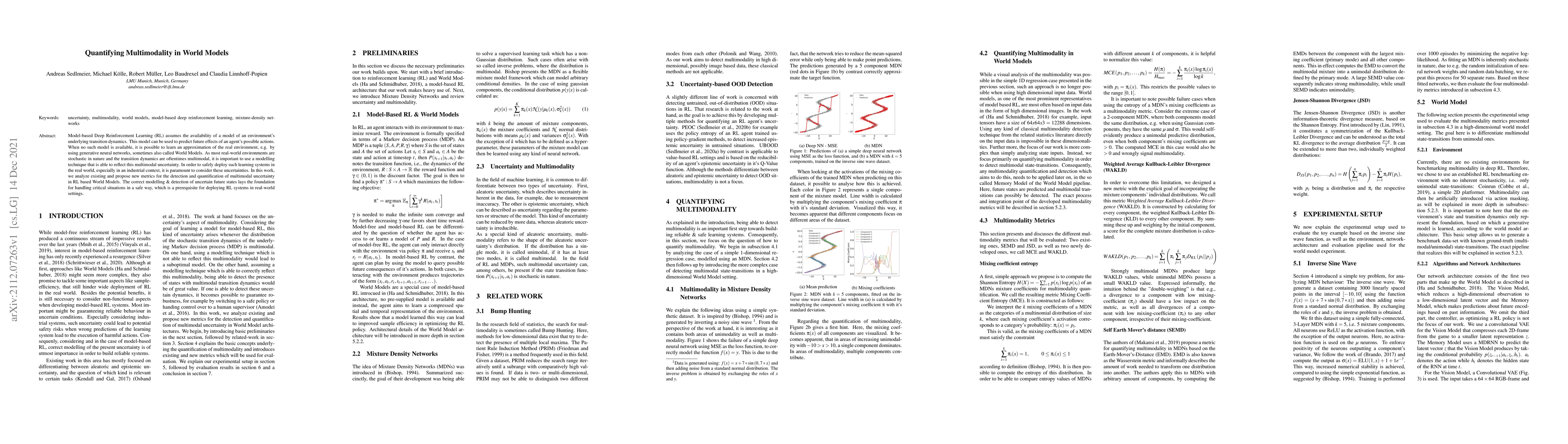 Thumbnail for Quantifying Multimodality in World Models