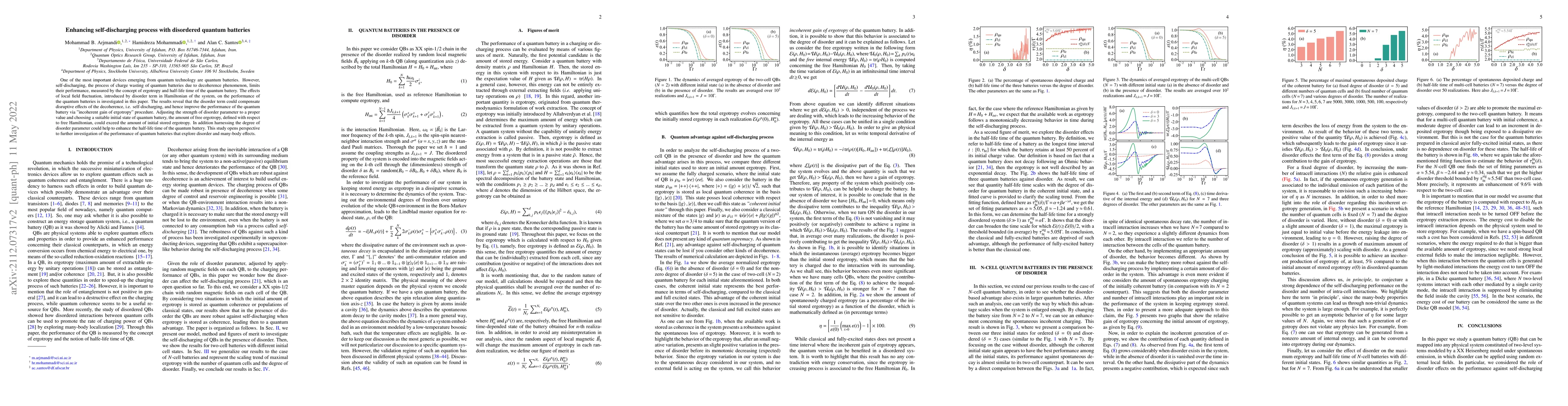 Thumbnail for Enhancing self-discharging process with disordered quantum batteries