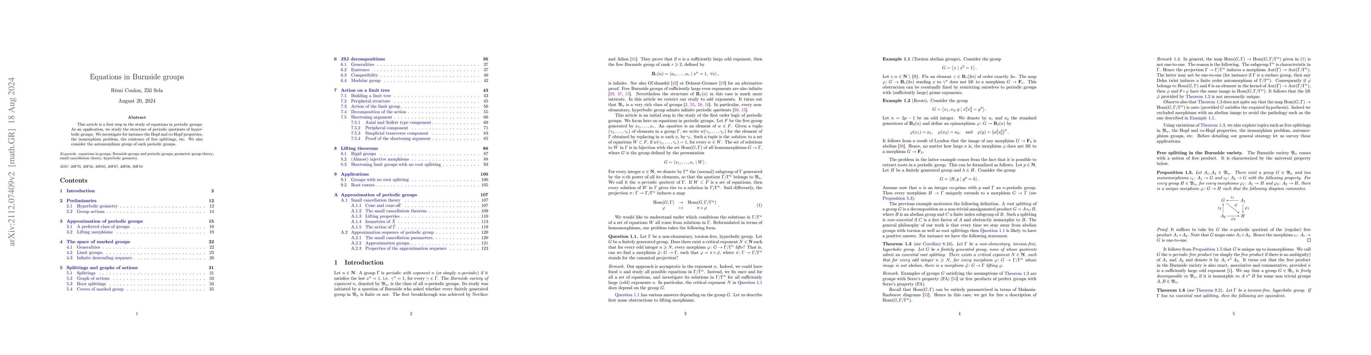 Thumbnail for Equations in Burnside groups