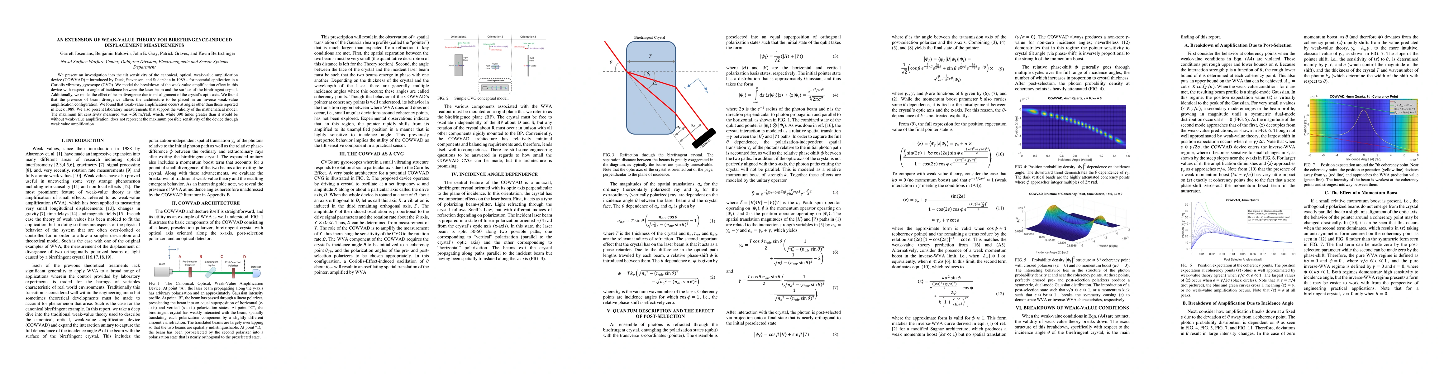 Thumbnail for An Extension of Weak-Value Theory for Birefringence-Induced Displacement
  Measurements