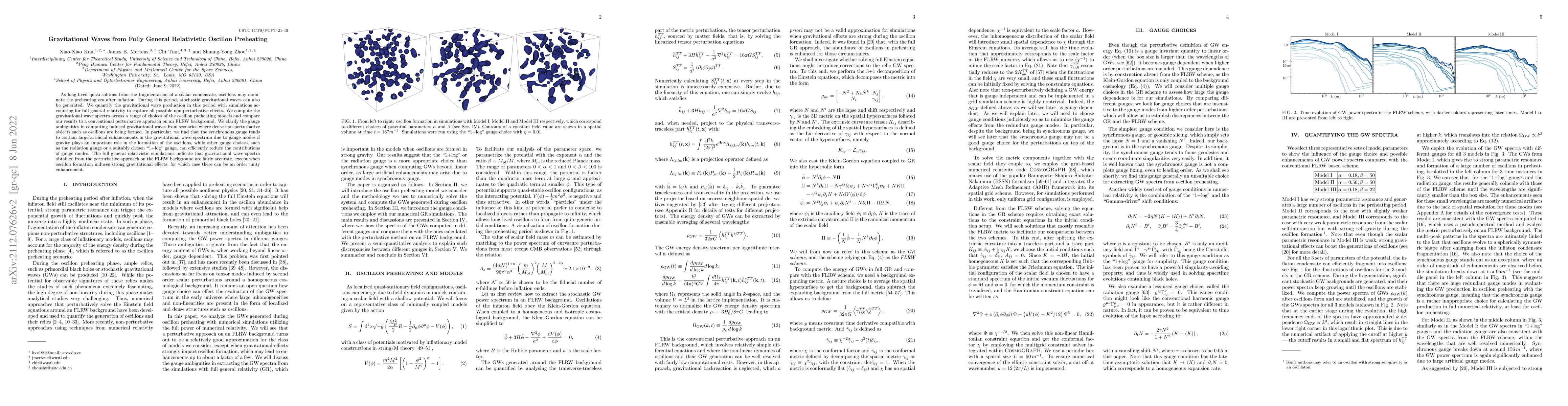 Thumbnail for Gravitational Waves from Fully General Relativistic Oscillon Preheating