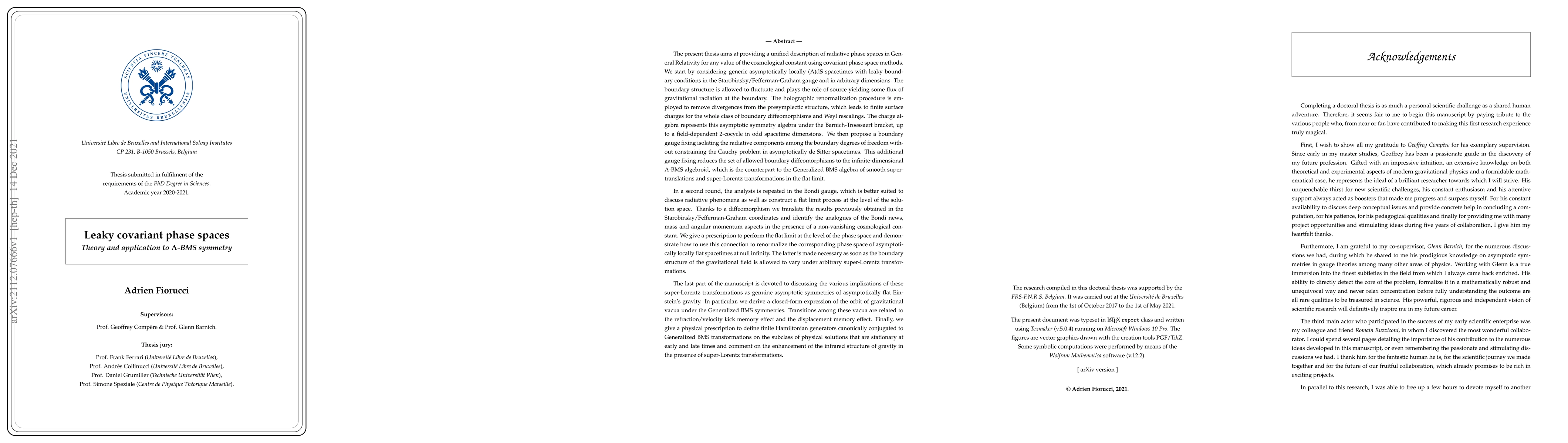 Thumbnail for Leaky covariant phase spaces: Theory and application to $\Lambda$-BMS
  symmetry