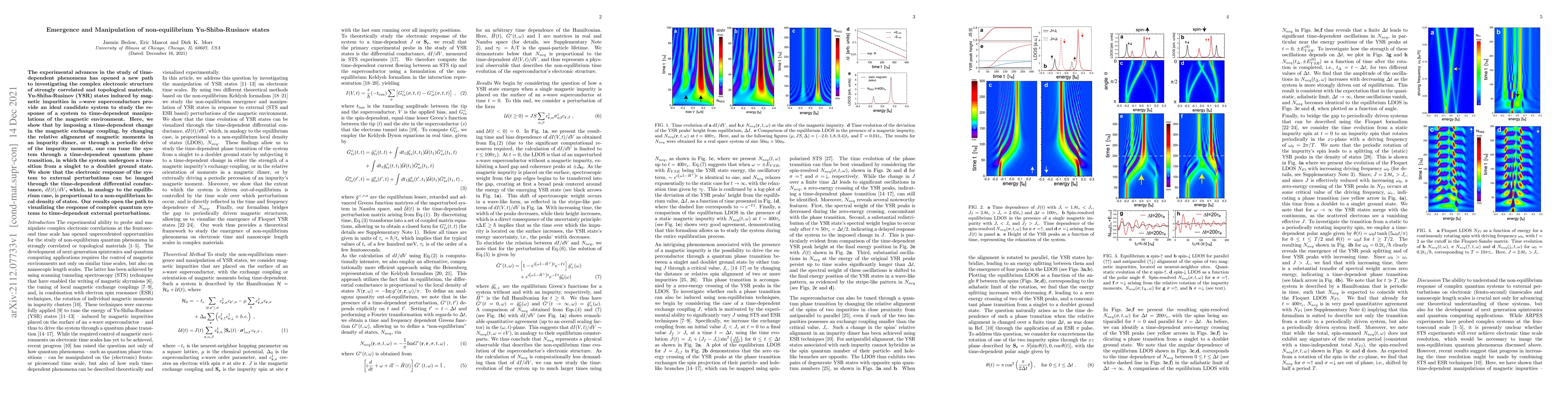 Thumbnail for Emergence and Manipulation of non-equilibrium Yu-Shiba-Rusinov states