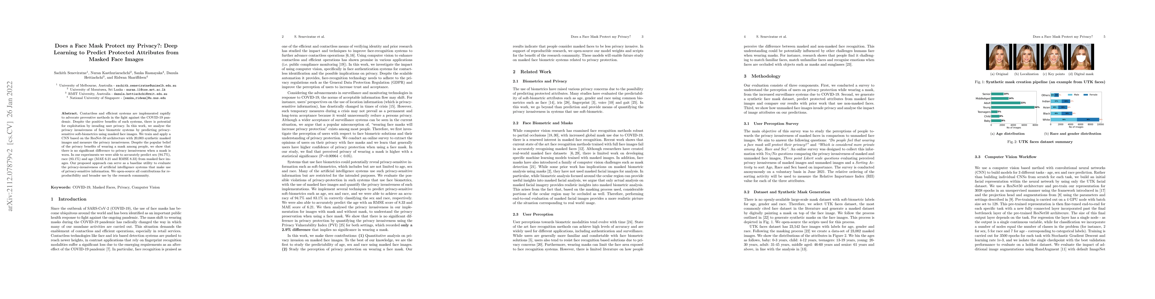 Thumbnail for Does a Face Mask Protect my Privacy?: Deep Learning to Predict Protected
  Attributes from Masked Face Images