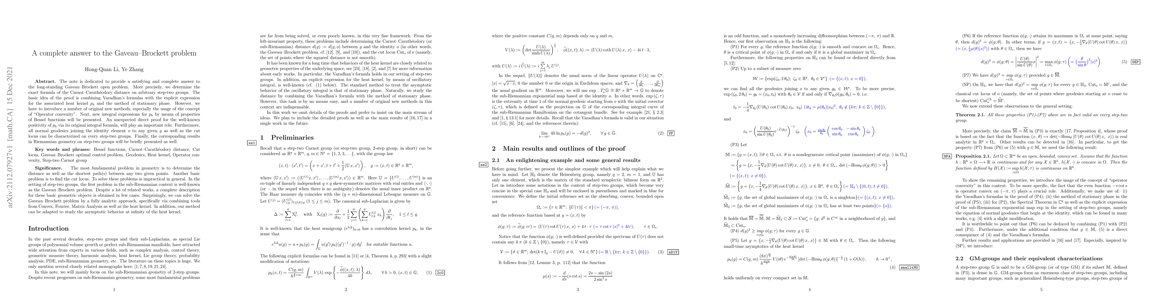 Thumbnail for A complete answer to the Gaveau--Brockett problem
