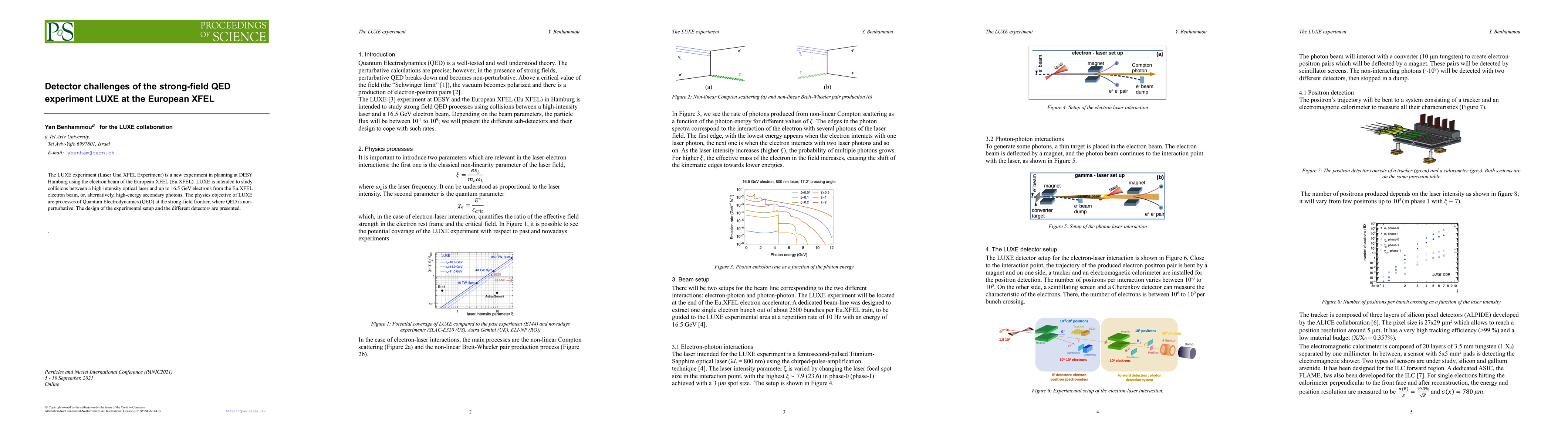 Thumbnail for Detector challenges of the strong-field QED experiment LUXE at the
  European XFEL