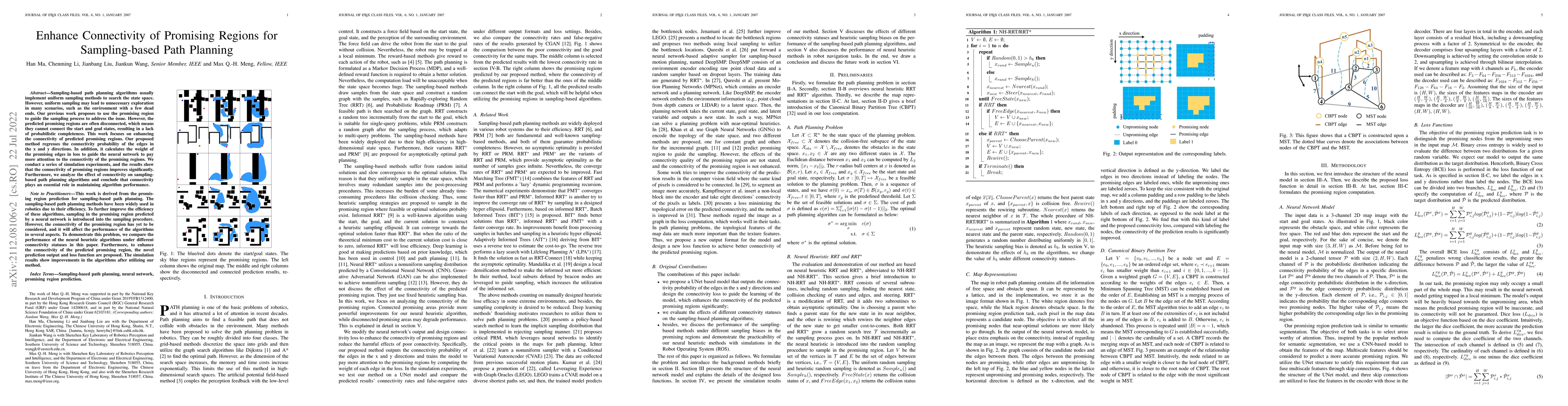 Thumbnail for Enhance Connectivity of Promising Regions for Sampling-based Path
  Planning