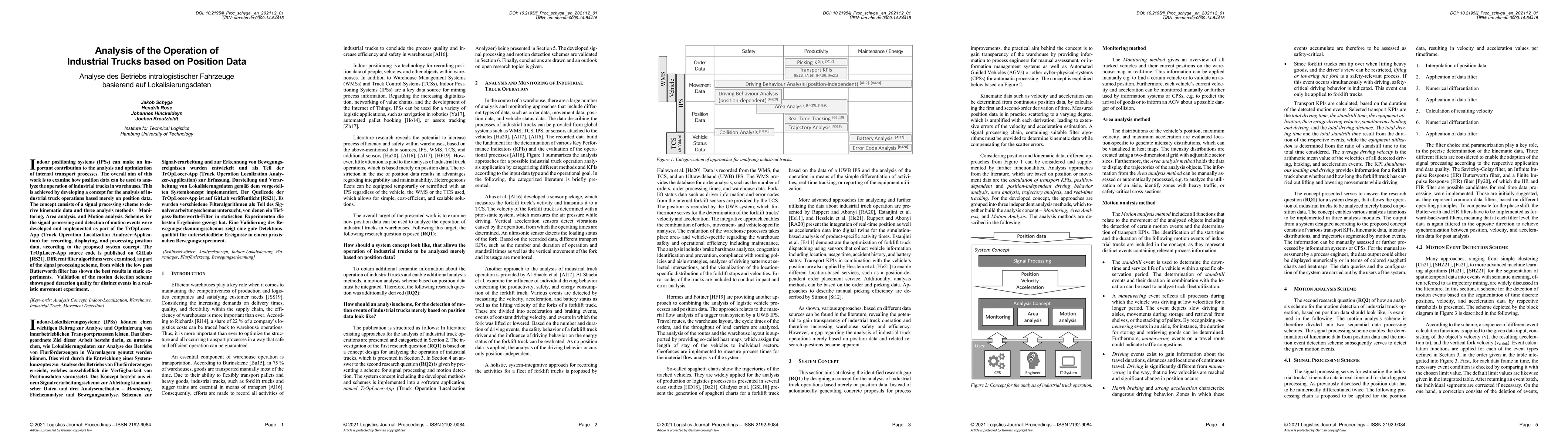 Thumbnail for Analysis of the Operation of Industrial Trucks based on Position Data