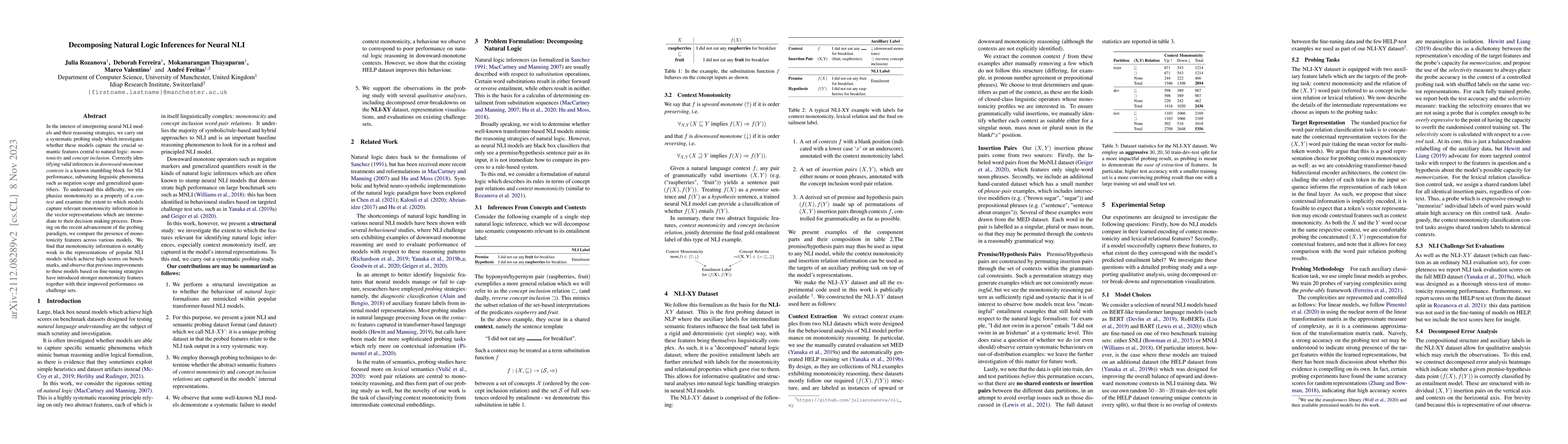 Thumbnail for Decomposing Natural Logic Inferences in Neural NLI