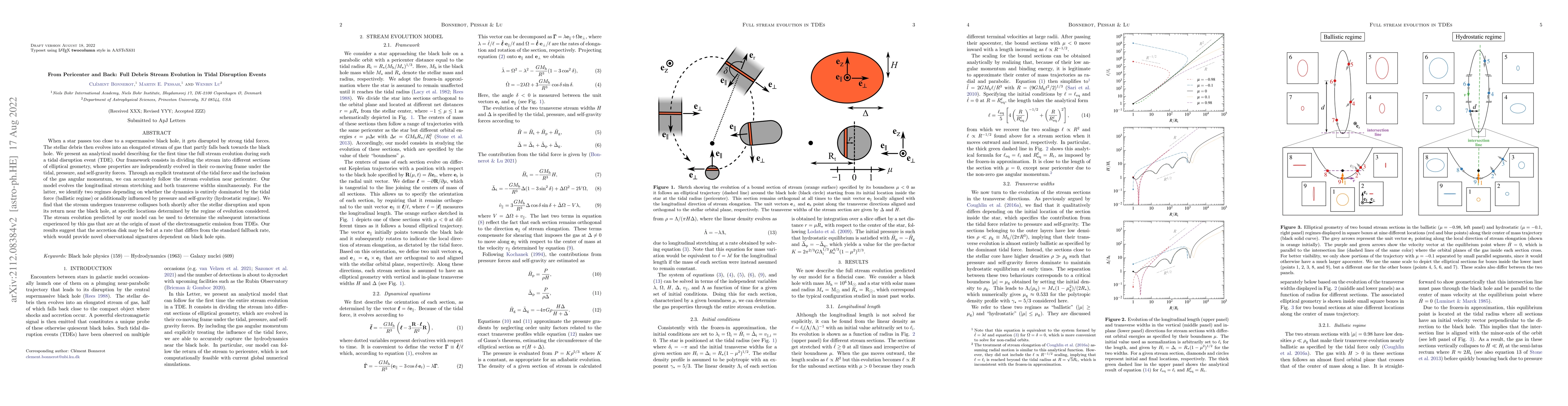 Thumbnail for From Pericenter and Back: Full Debris Stream Evolution in Tidal
  Disruption Events