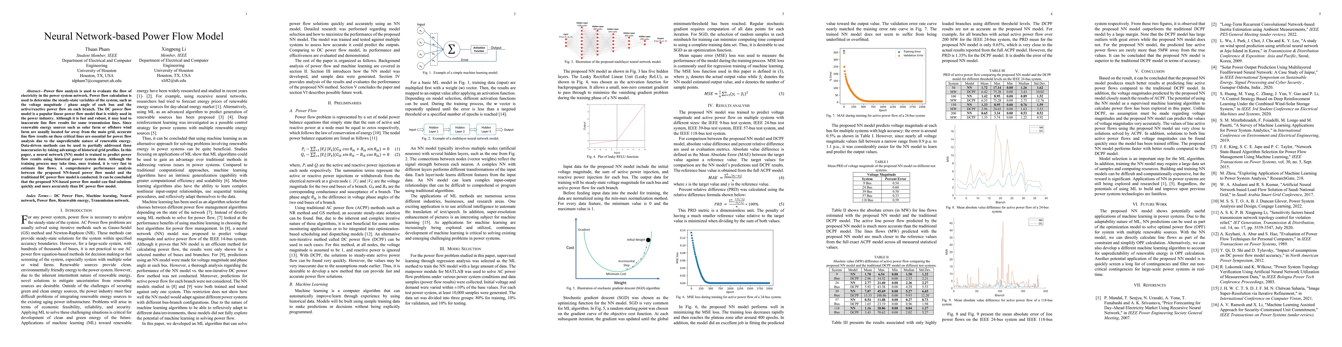 Thumbnail for Neural Network-based Power Flow Model