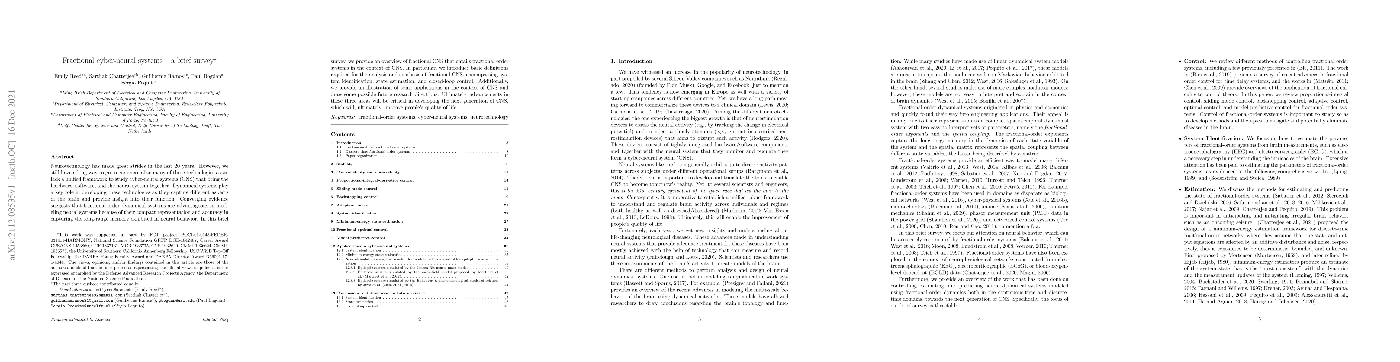 Thumbnail for Fractional cyber-neural systems -- a brief survey