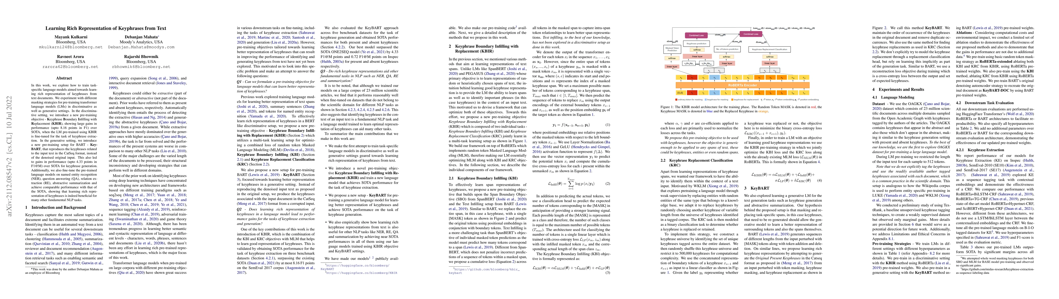 Thumbnail for Learning Rich Representation of Keyphrases from Text