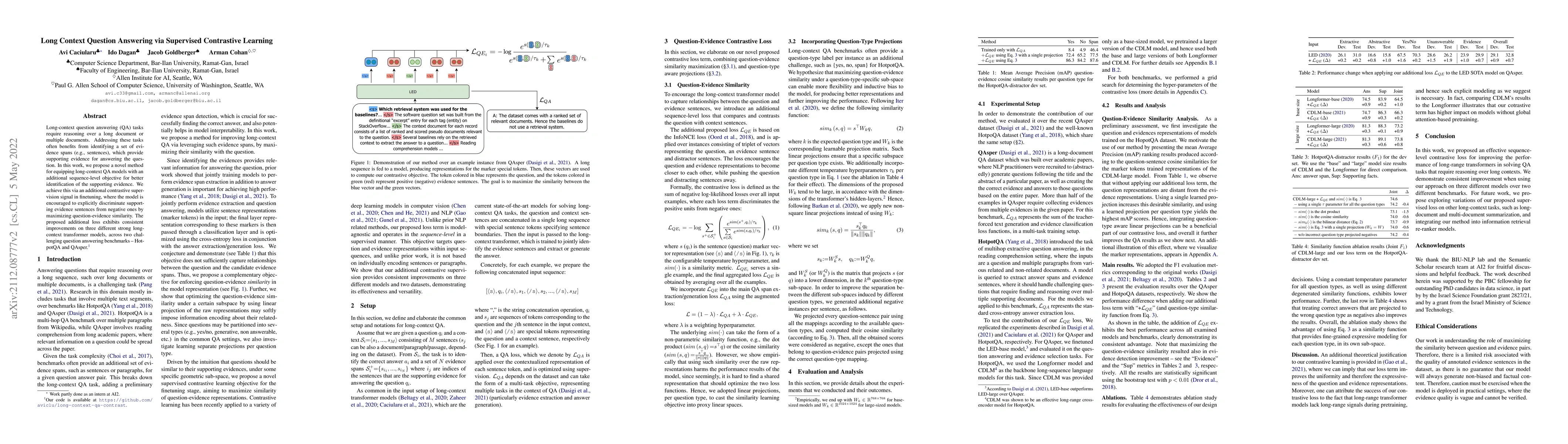 Thumbnail for Long Context Question Answering via Supervised Contrastive Learning