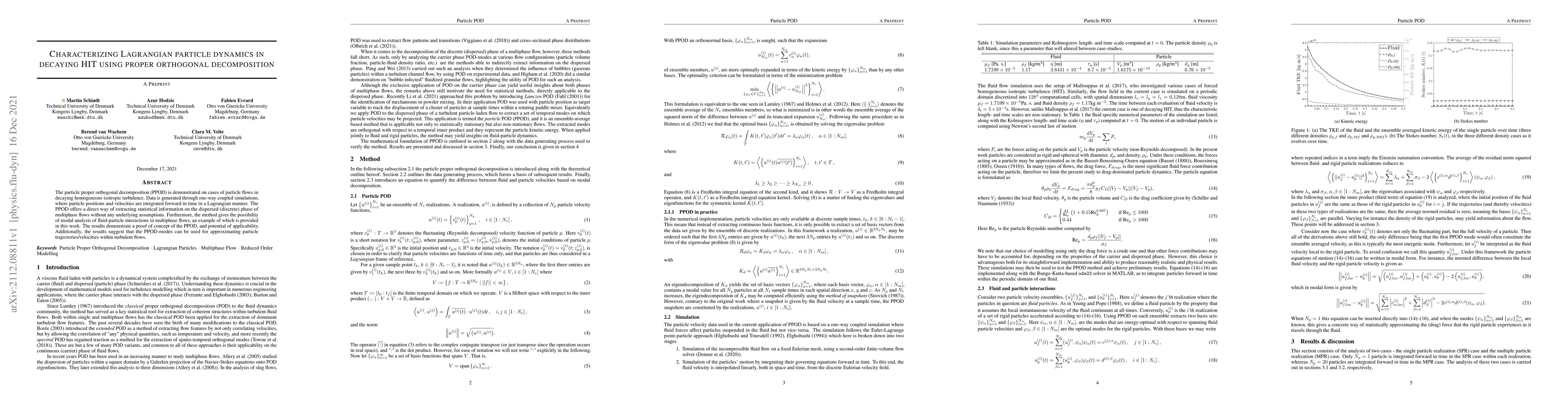 Thumbnail for Characterizing Lagrangian particle dynamics in decaying HIT using proper
  orthogonal decomposition