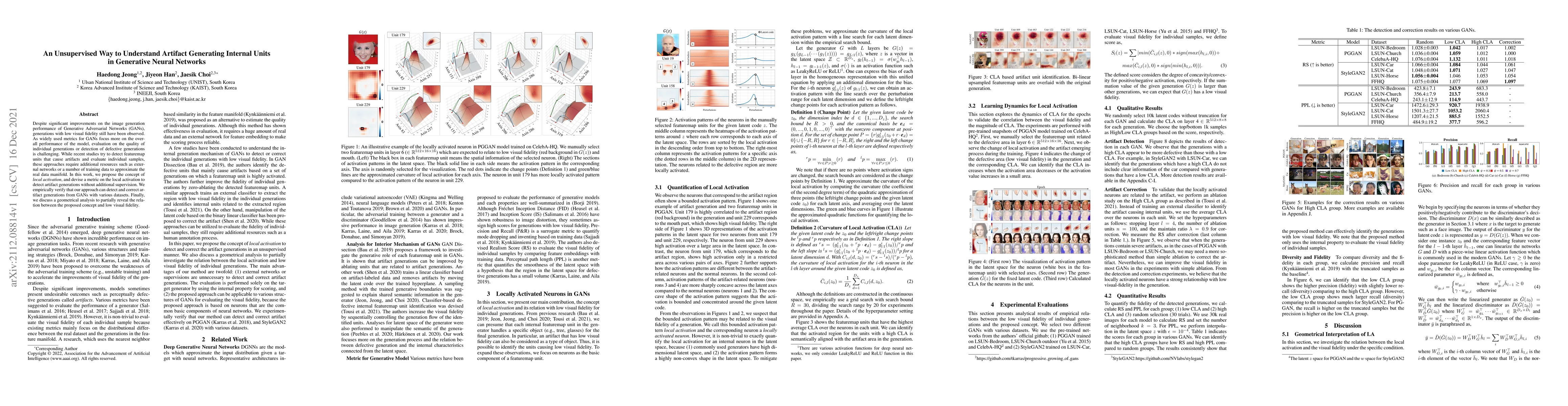 Thumbnail for An Unsupervised Way to Understand Artifact Generating Internal Units in
  Generative Neural Networks