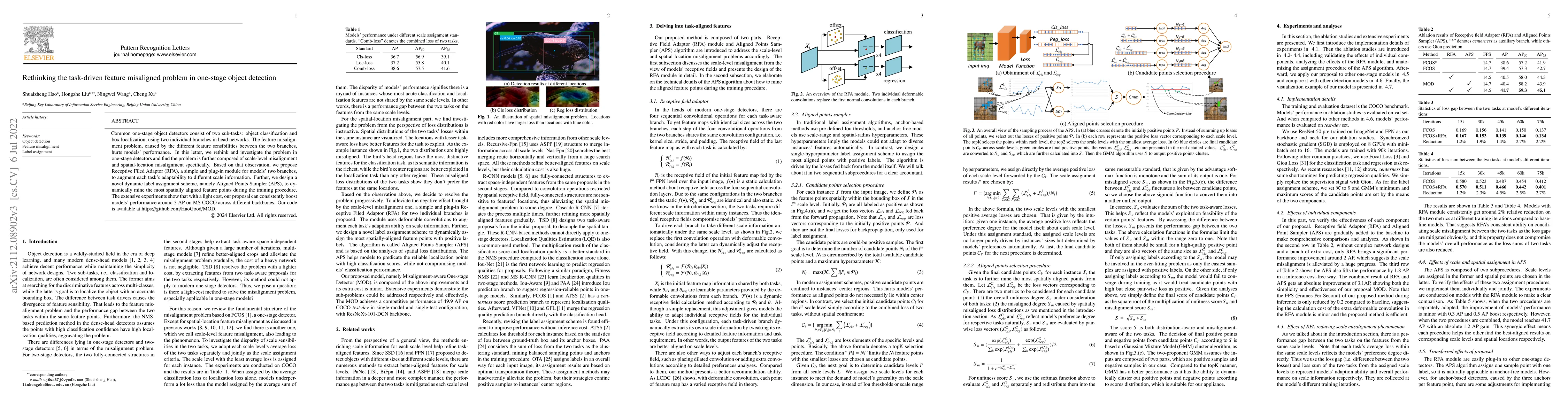 Thumbnail for Toward Minimal Misalignment at Minimal Cost in One-Stage and Anchor-Free
  Object Detection