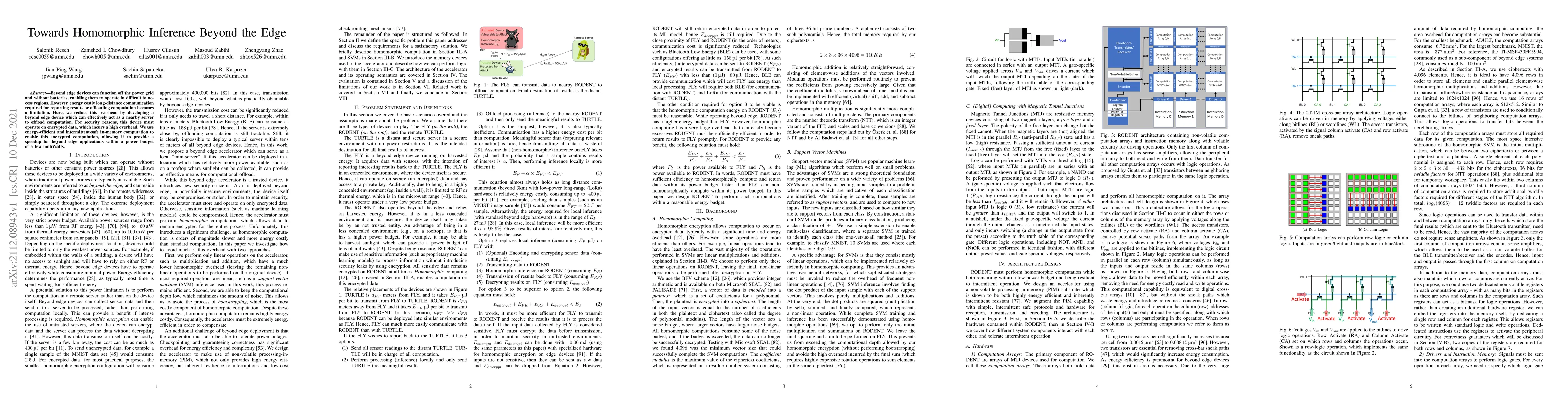 Thumbnail for Towards Homomorphic Inference Beyond the Edge
