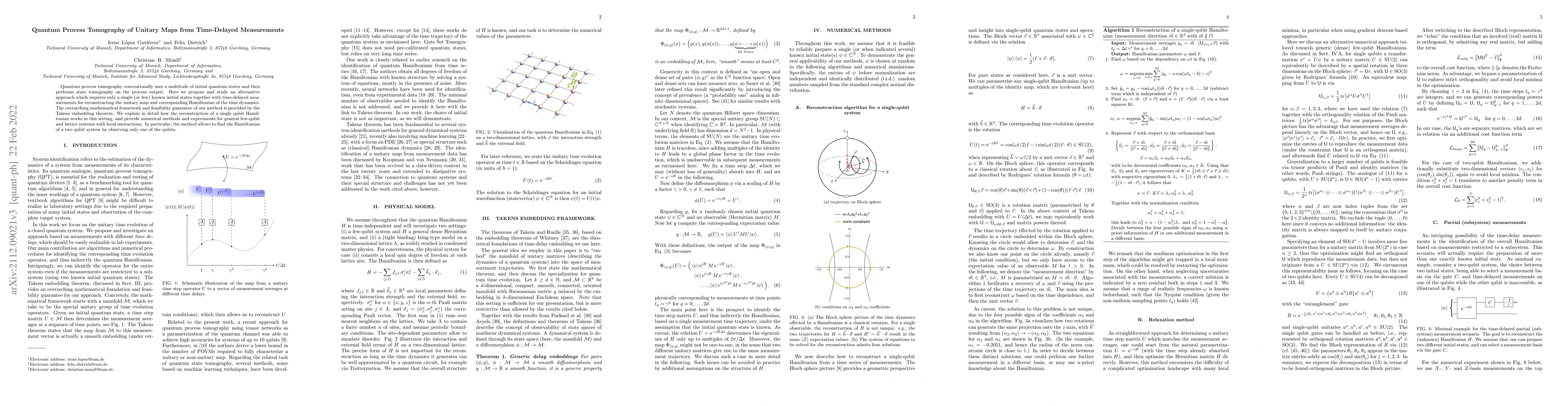 Thumbnail for Quantum Process Tomography of Unitary Maps from Time-Delayed
  Measurements
