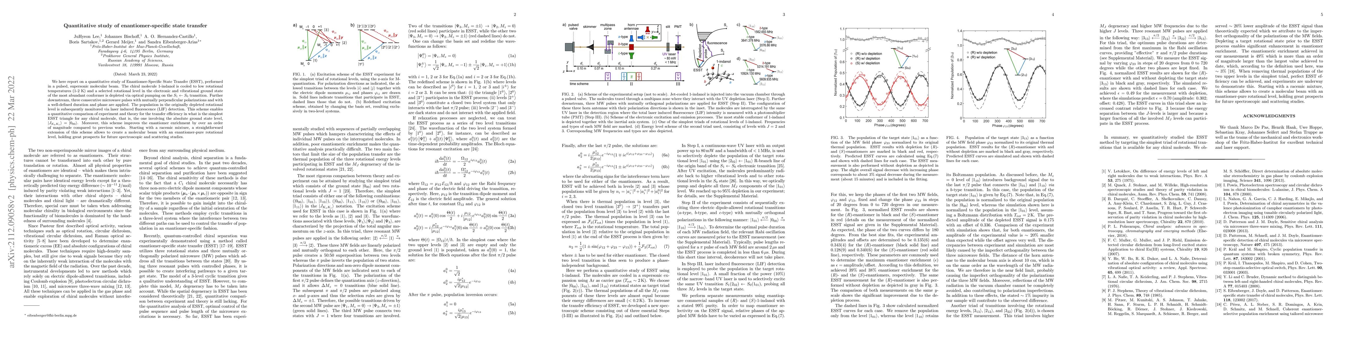 Thumbnail for Quantitative study of enantiomer-specific state transfer