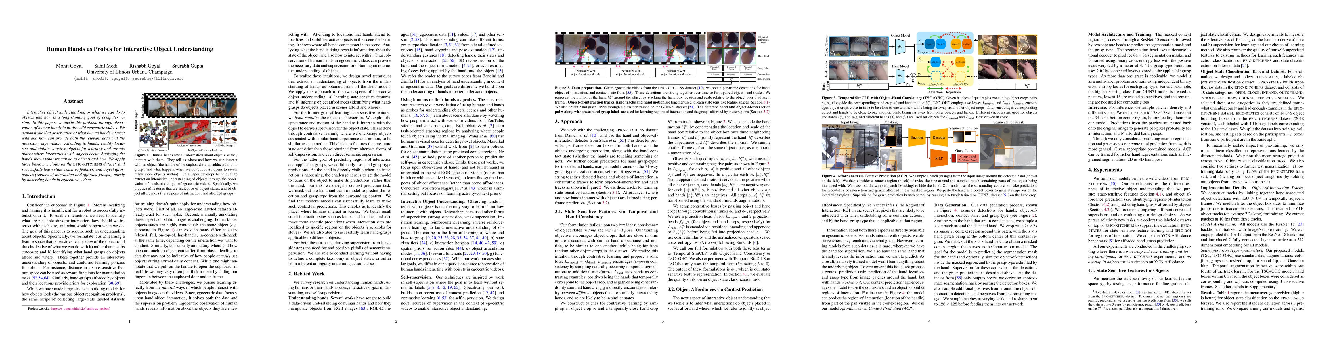 Thumbnail for Human Hands as Probes for Interactive Object Understanding