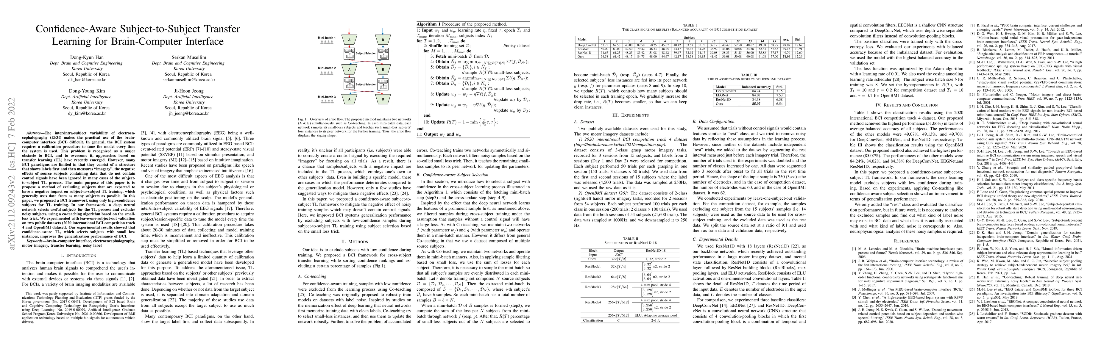 Thumbnail for Confidence-Aware Subject-to-Subject Transfer Learning for Brain-Computer
  Interface