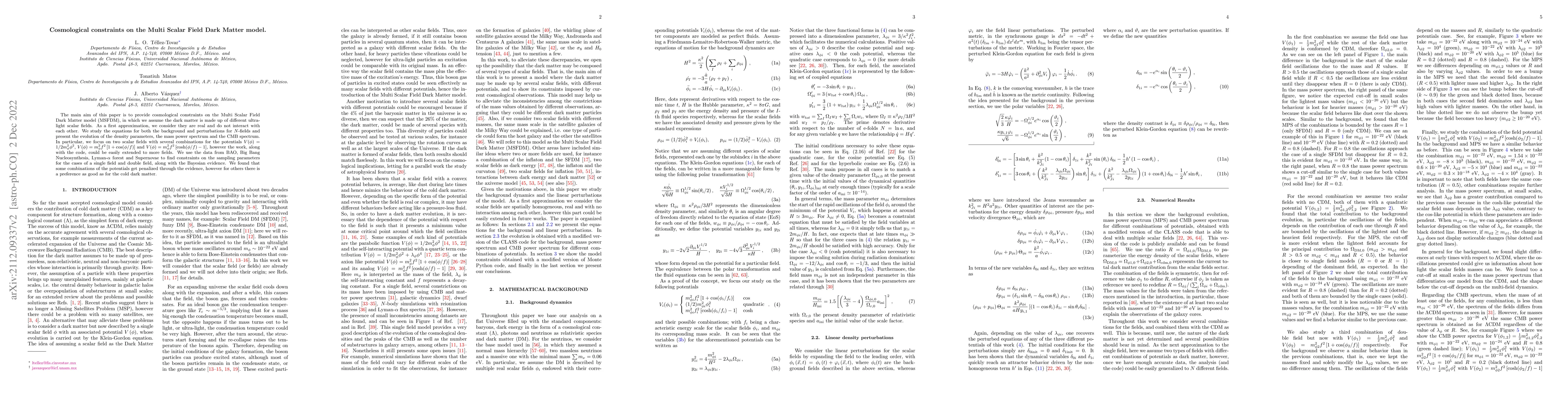 Thumbnail for Cosmological constraints on the Multi Scalar Field Dark Matter model