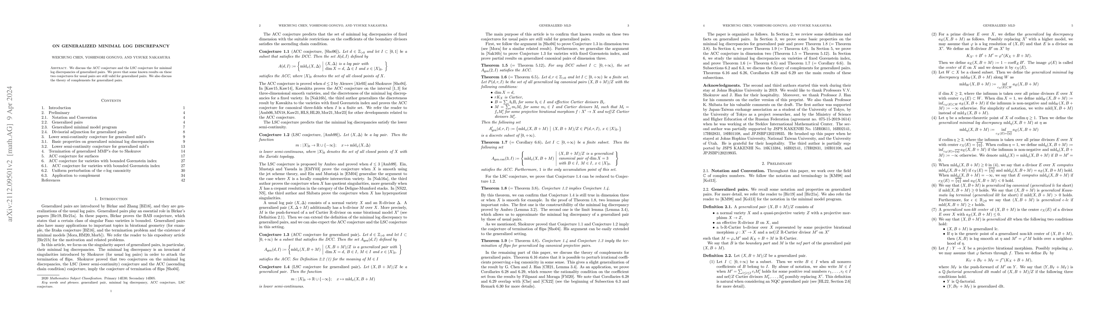 Thumbnail for On generalized minimal log discrepancy