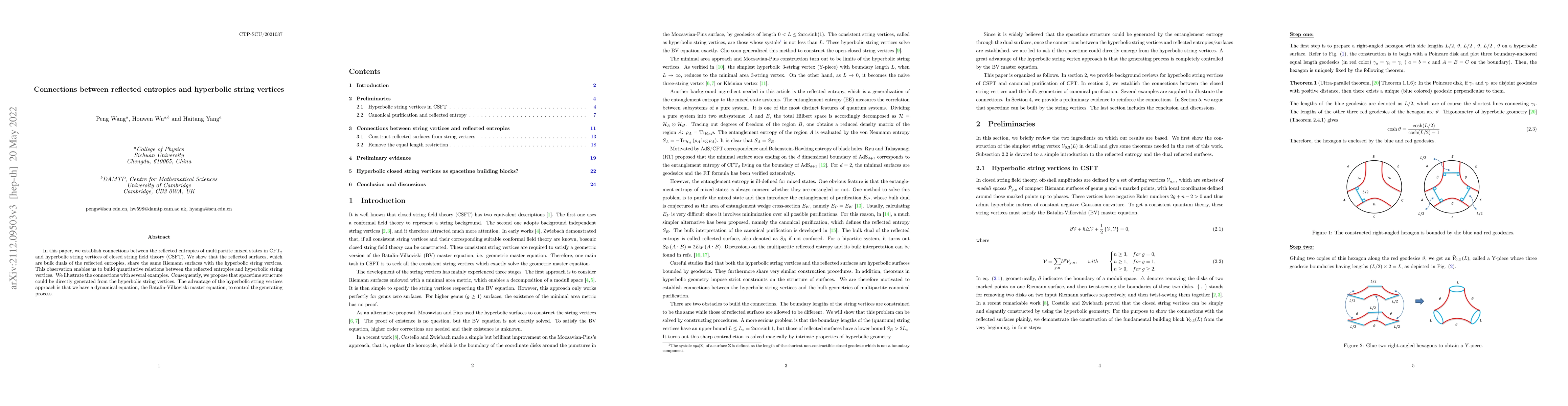 Thumbnail for Connections between reflected entropies and hyperbolic string vertices