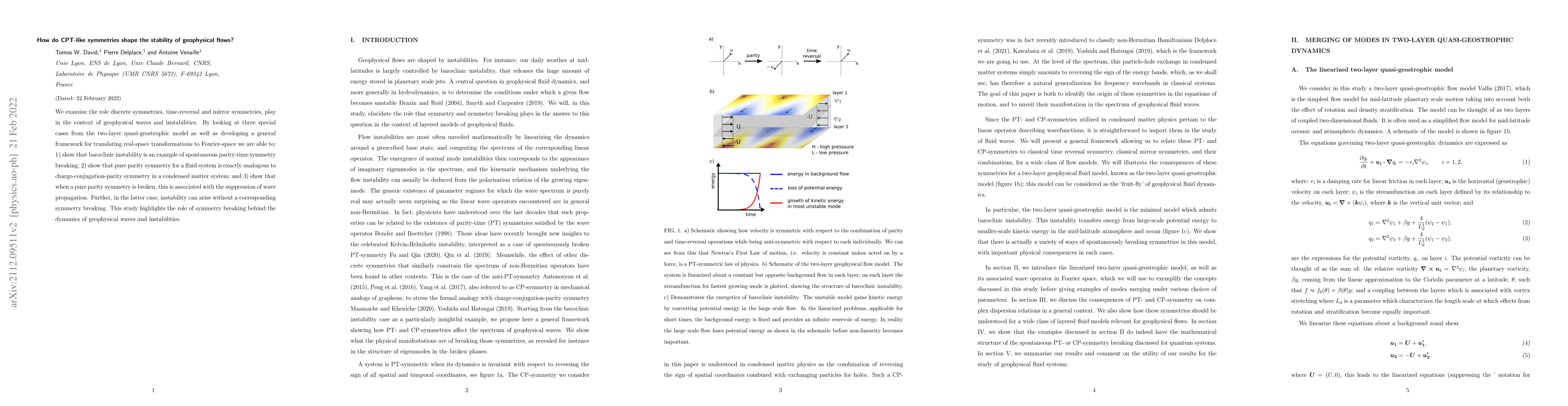 Thumbnail for How do CPT-like symmetries shape the stability of geophysical flows?