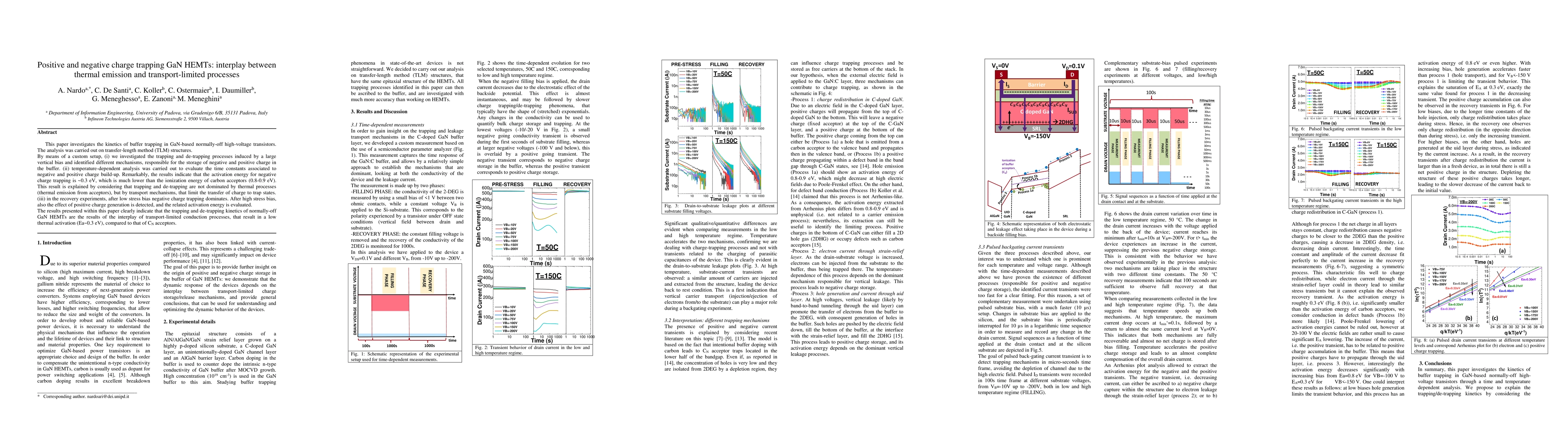 Thumbnail for Positive and negative charge trapping GaN HEMTs: interplay between
  thermal emission and transport-limited processes