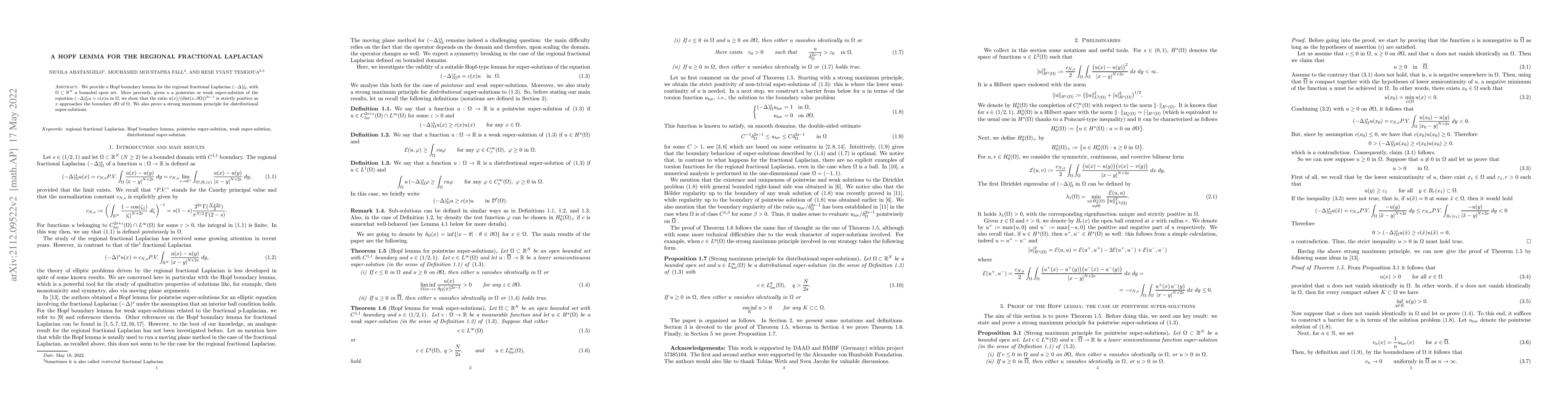Thumbnail for A Hopf lemma for the regional fractional Laplacian