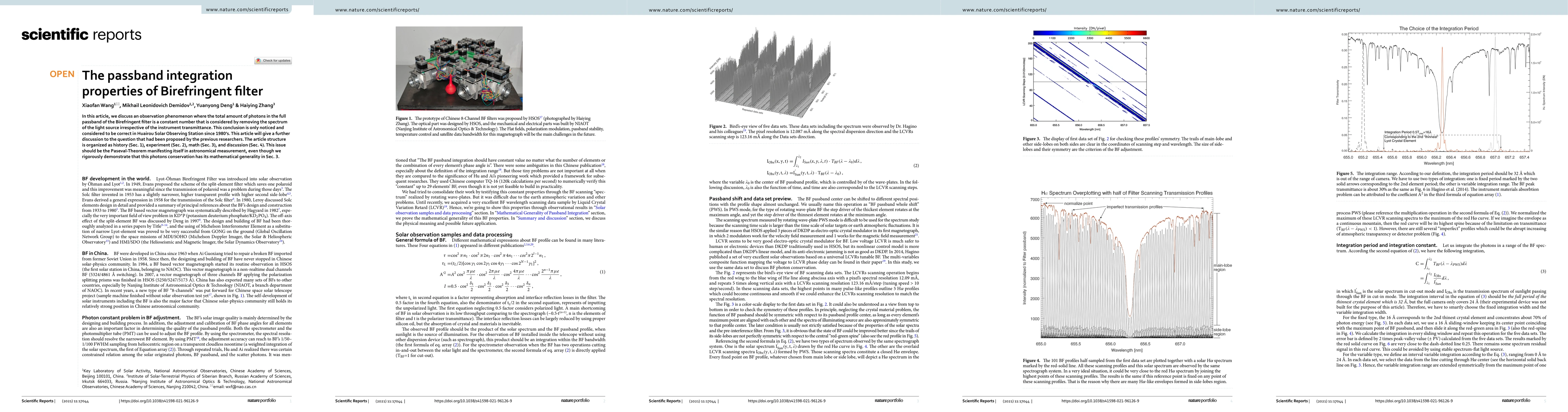 Thumbnail for The passband integrationproperties of Birefringent filter