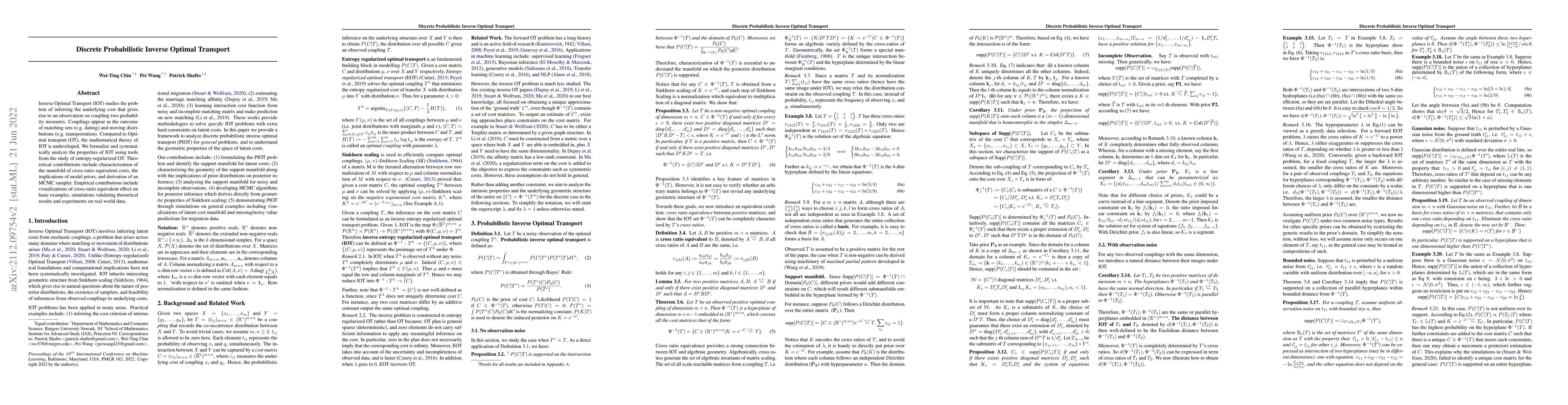 Thumbnail for Discrete Probabilistic Inverse Optimal Transport