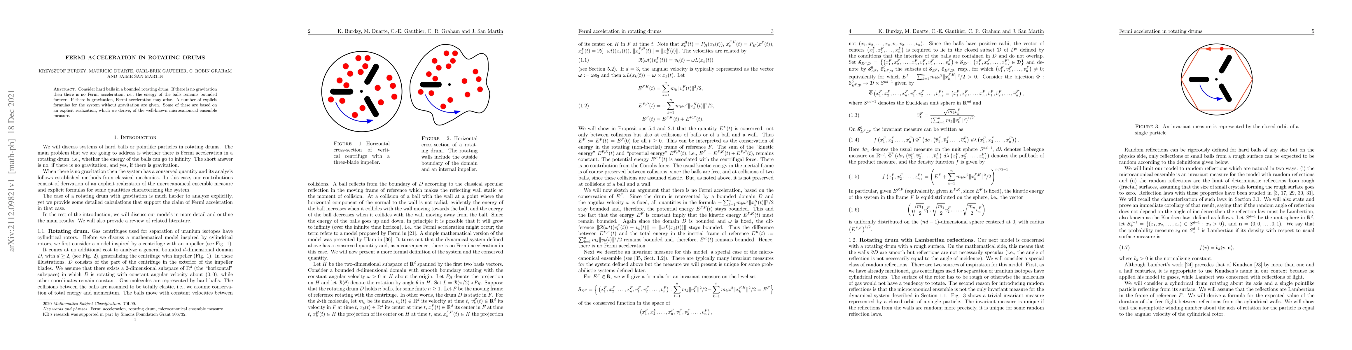 Thumbnail for Fermi acceleration in rotating drums
