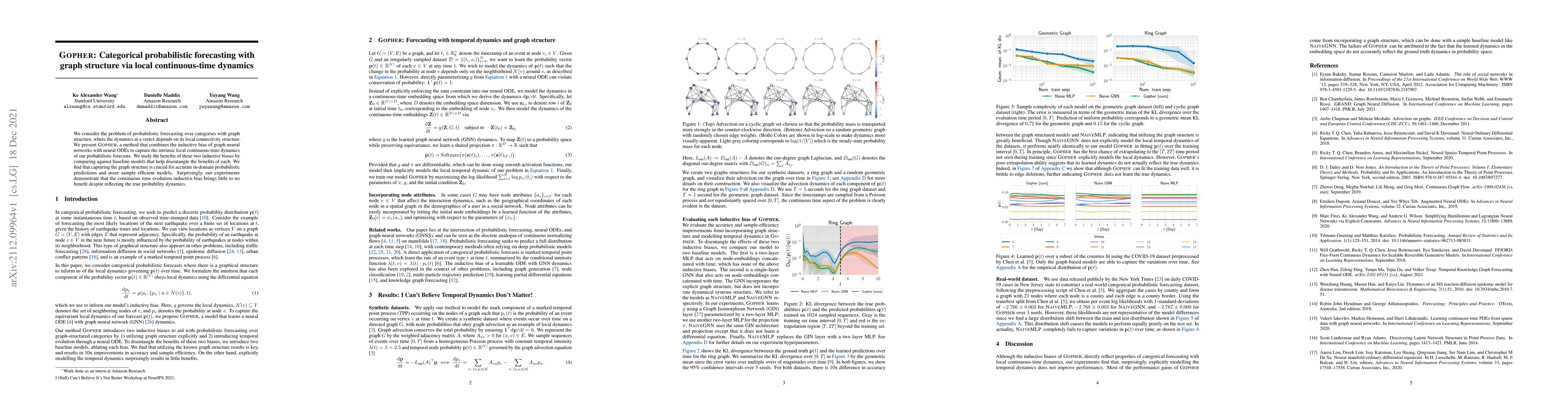 Thumbnail for GOPHER: Categorical probabilistic forecasting with graph structure via
  local continuous-time dynamics