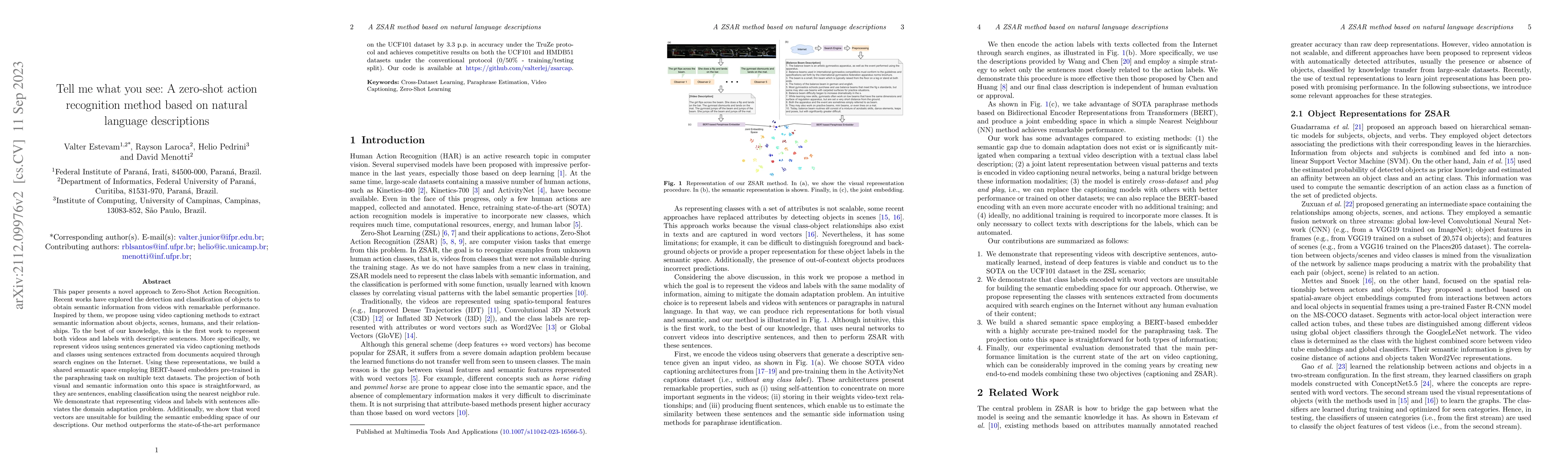 Thumbnail for Tell me what you see: A zero-shot action recognition method based on
  natural language descriptions