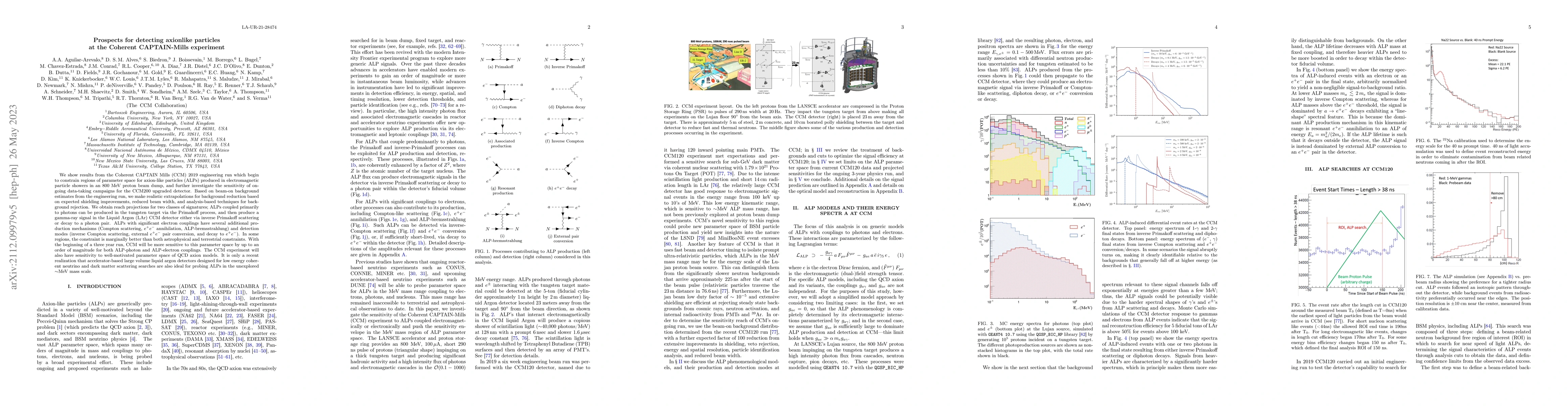 Thumbnail for Prospects for detecting axionlike particles at the Coherent
  CAPTAIN-Mills experiment
