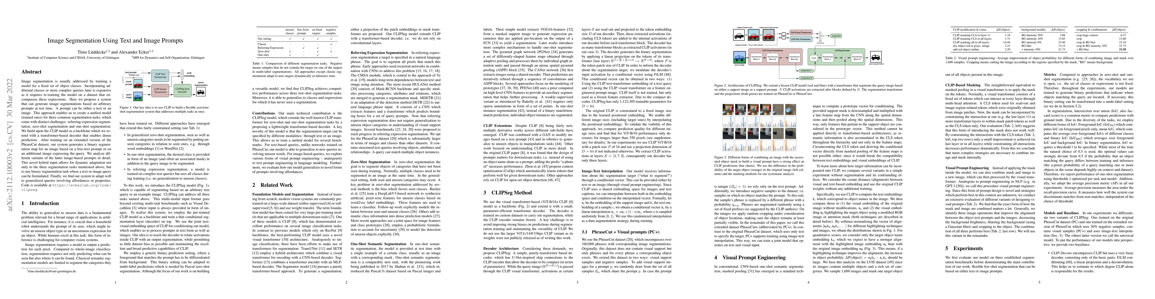 Thumbnail for Image Segmentation Using Text and Image Prompts