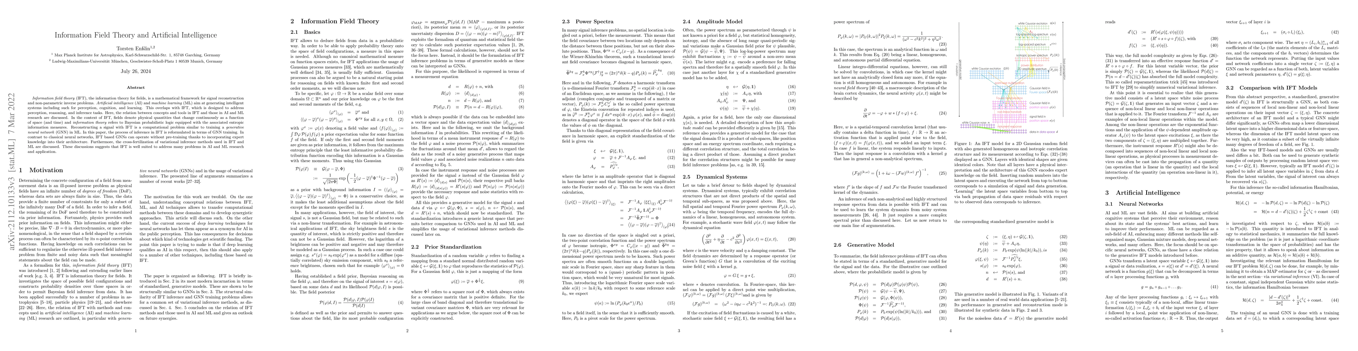 Thumbnail for Information Field Theory and Artificial Intelligence