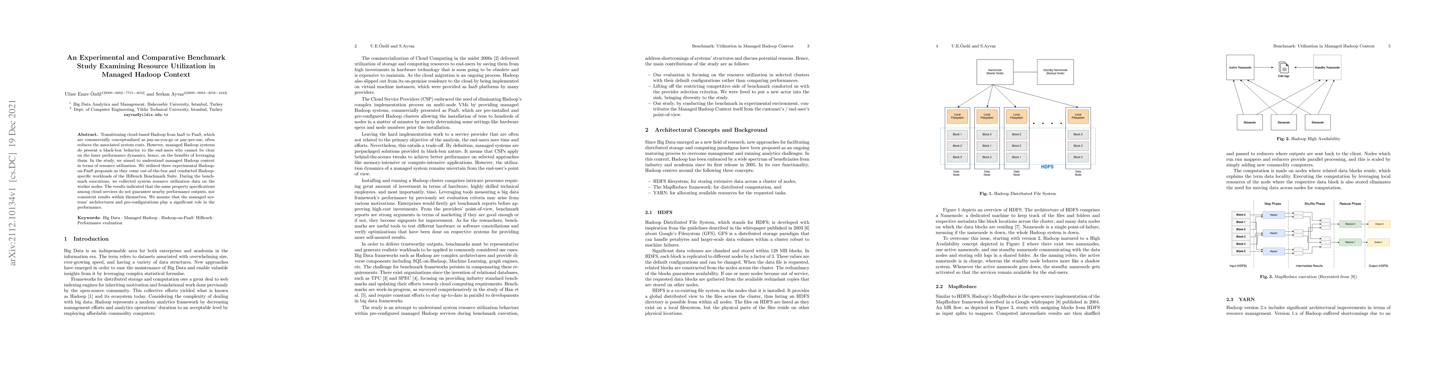 Thumbnail for An Experimental and Comparative Benchmark Study Examining Resource
  Utilization in Managed Hadoop Context