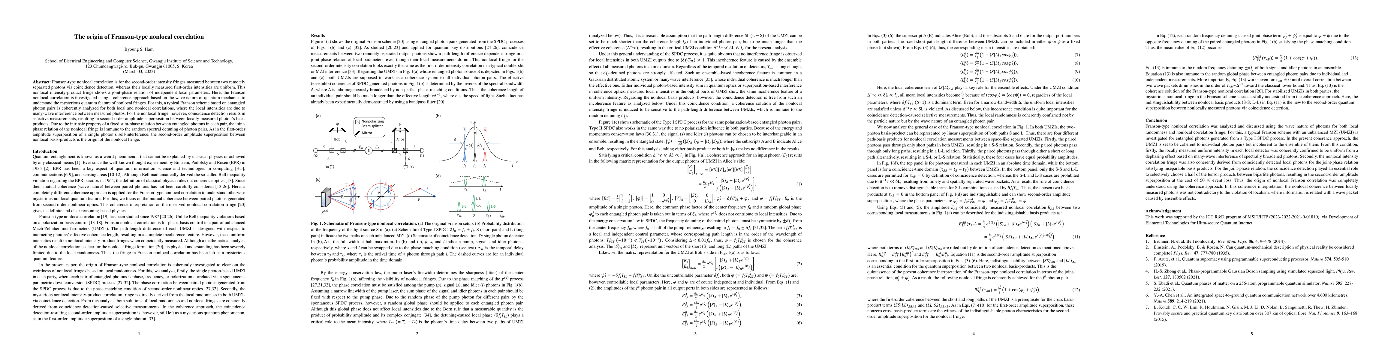 Thumbnail for The origin of Franson-type nonlocal correlation