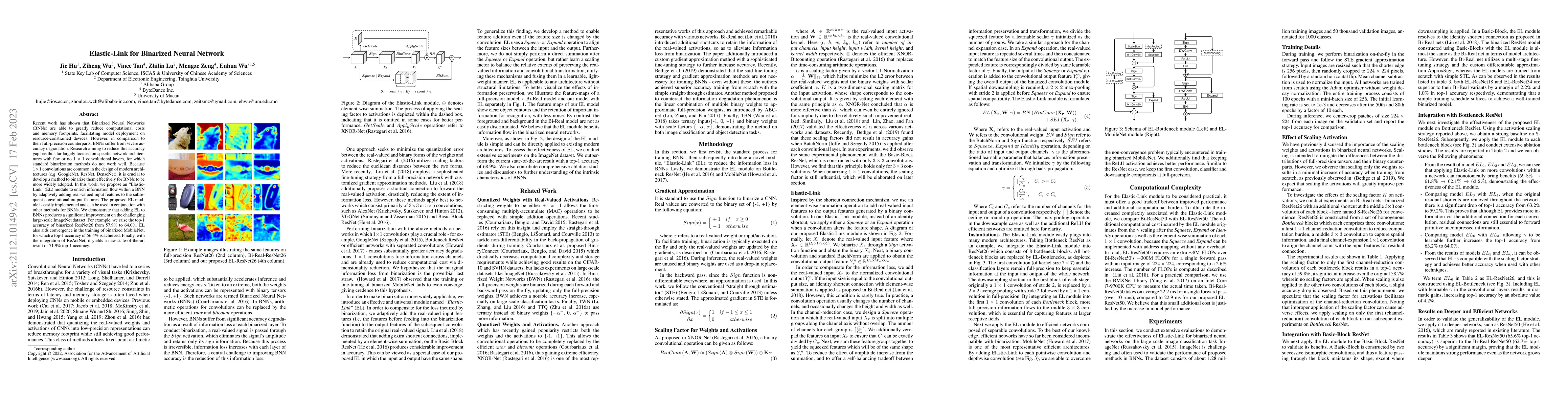Thumbnail for Elastic-Link for Binarized Neural Network