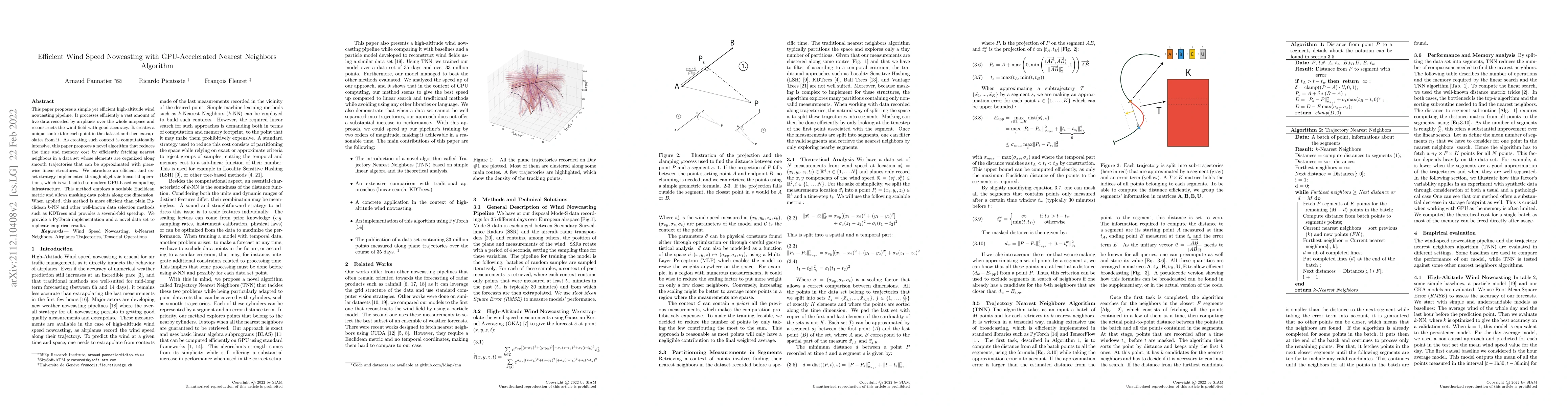 Thumbnail for Efficient Wind Speed Nowcasting with GPU-Accelerated Nearest Neighbors
  Algorithm