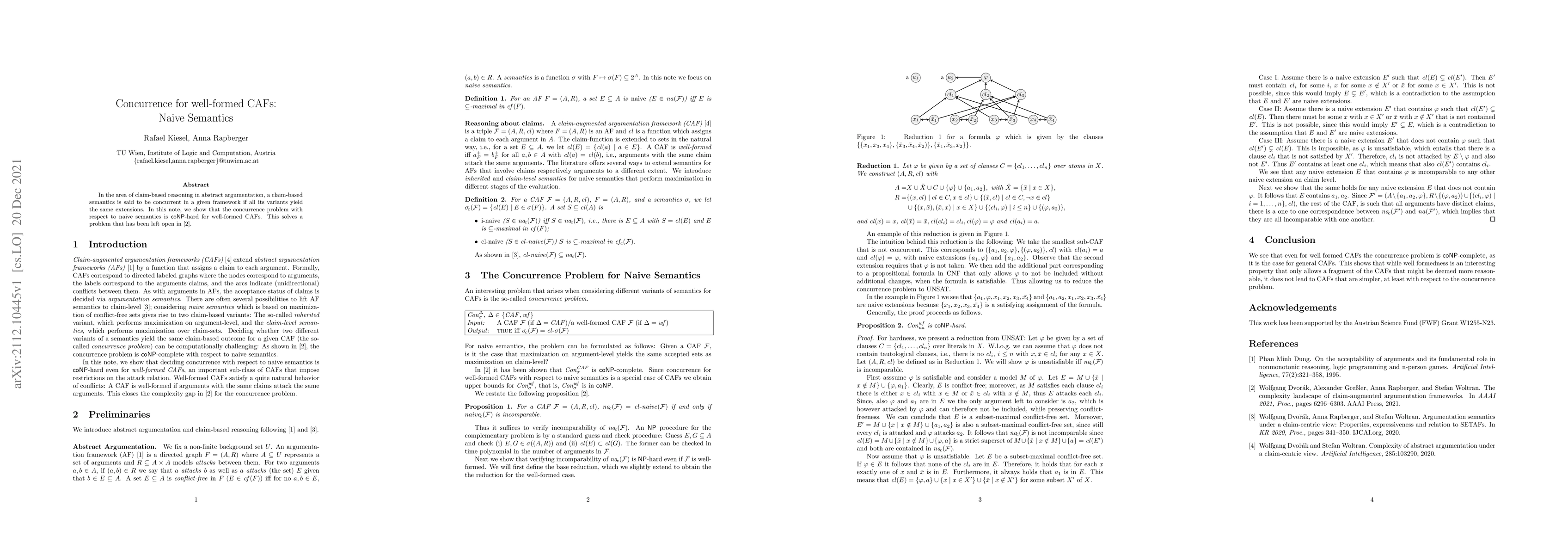 Thumbnail for Concurrence for well-formed CAFs: Naive Semantics