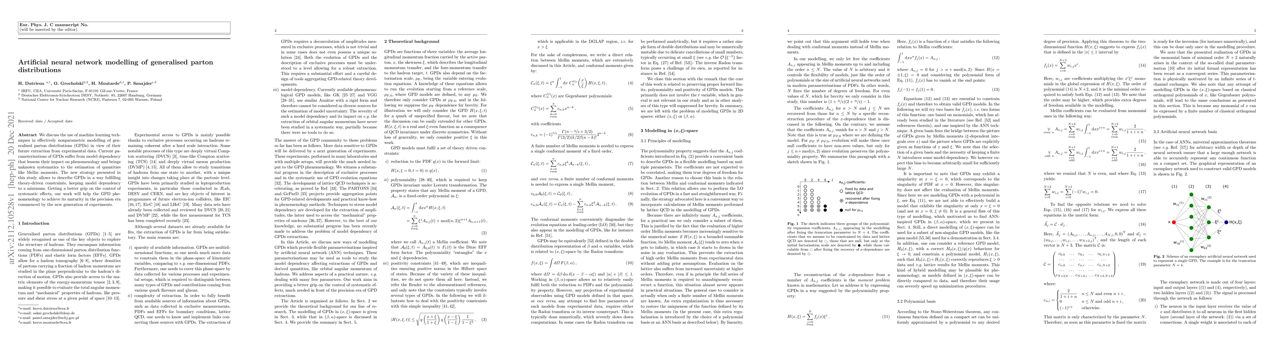 Thumbnail for Artificial neural network modelling of generalised parton distributions