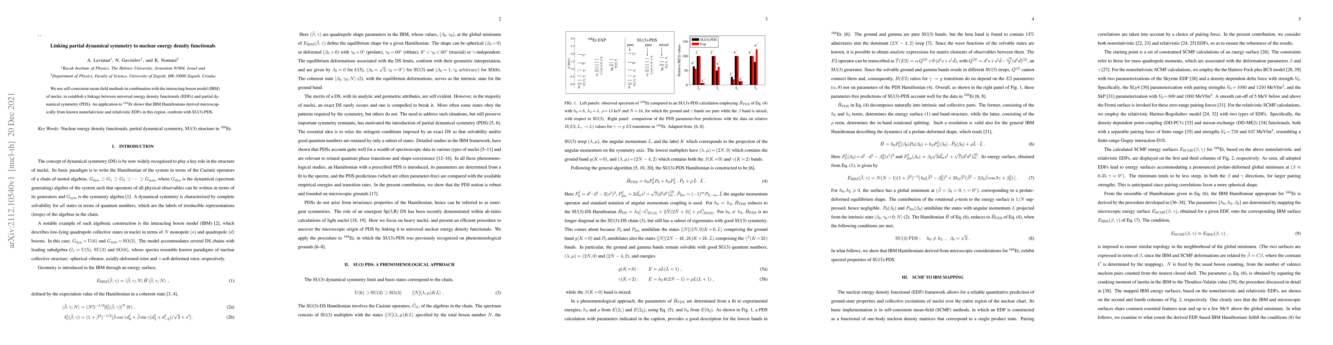 Thumbnail for Linking partial dynamical symmetry to nuclear energy density functionals