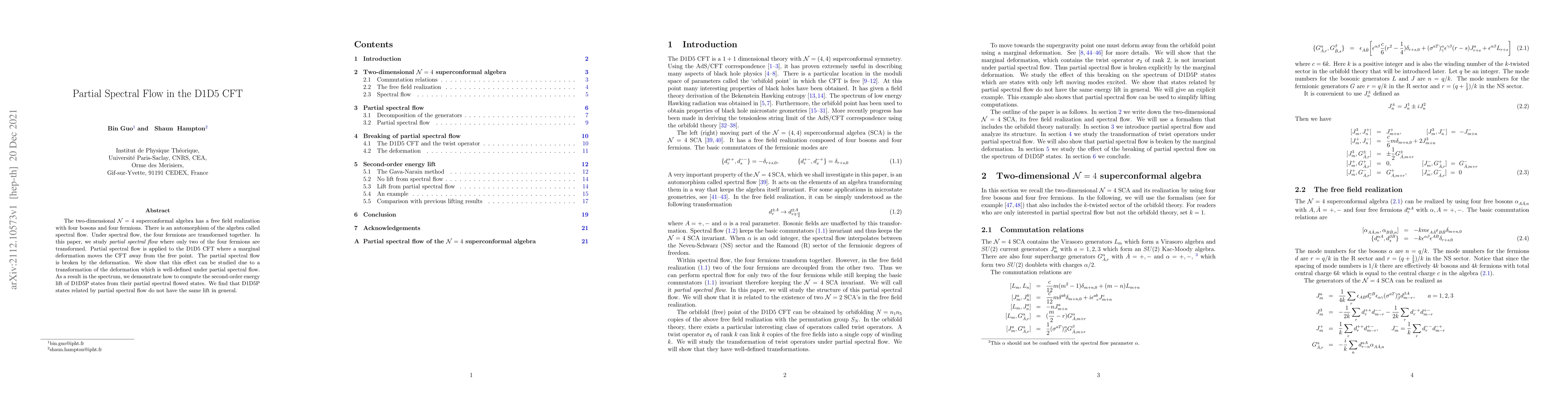 Thumbnail for Partial Spectral Flow in the D1D5 CFT