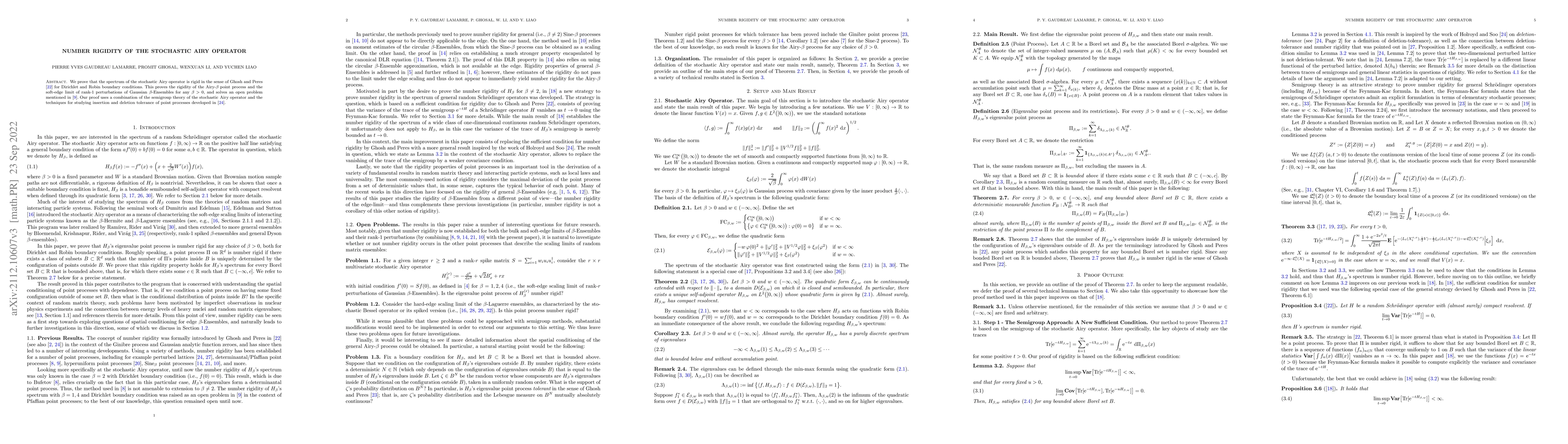 Thumbnail for Rigidity of the Stochastic Airy Operator